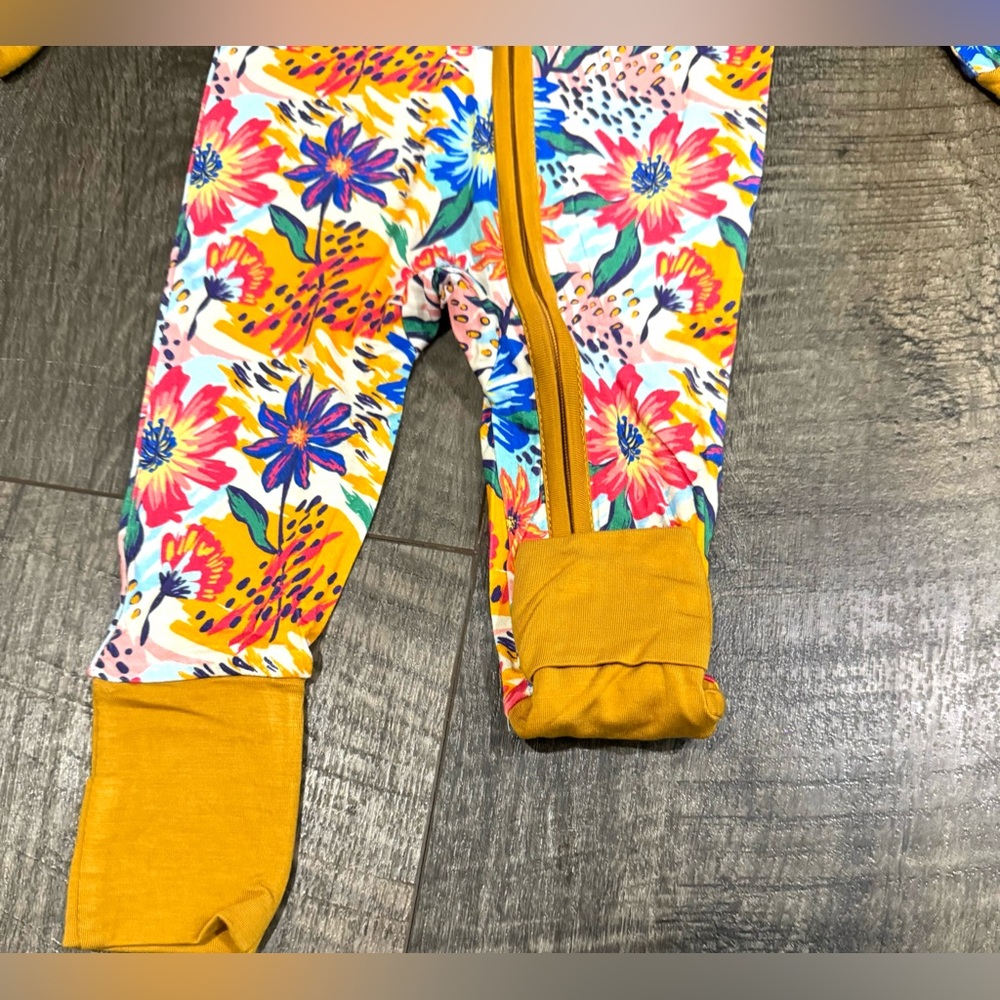 Floral print Bamboo Sleepie 18-24m - Picture 4 of 4
